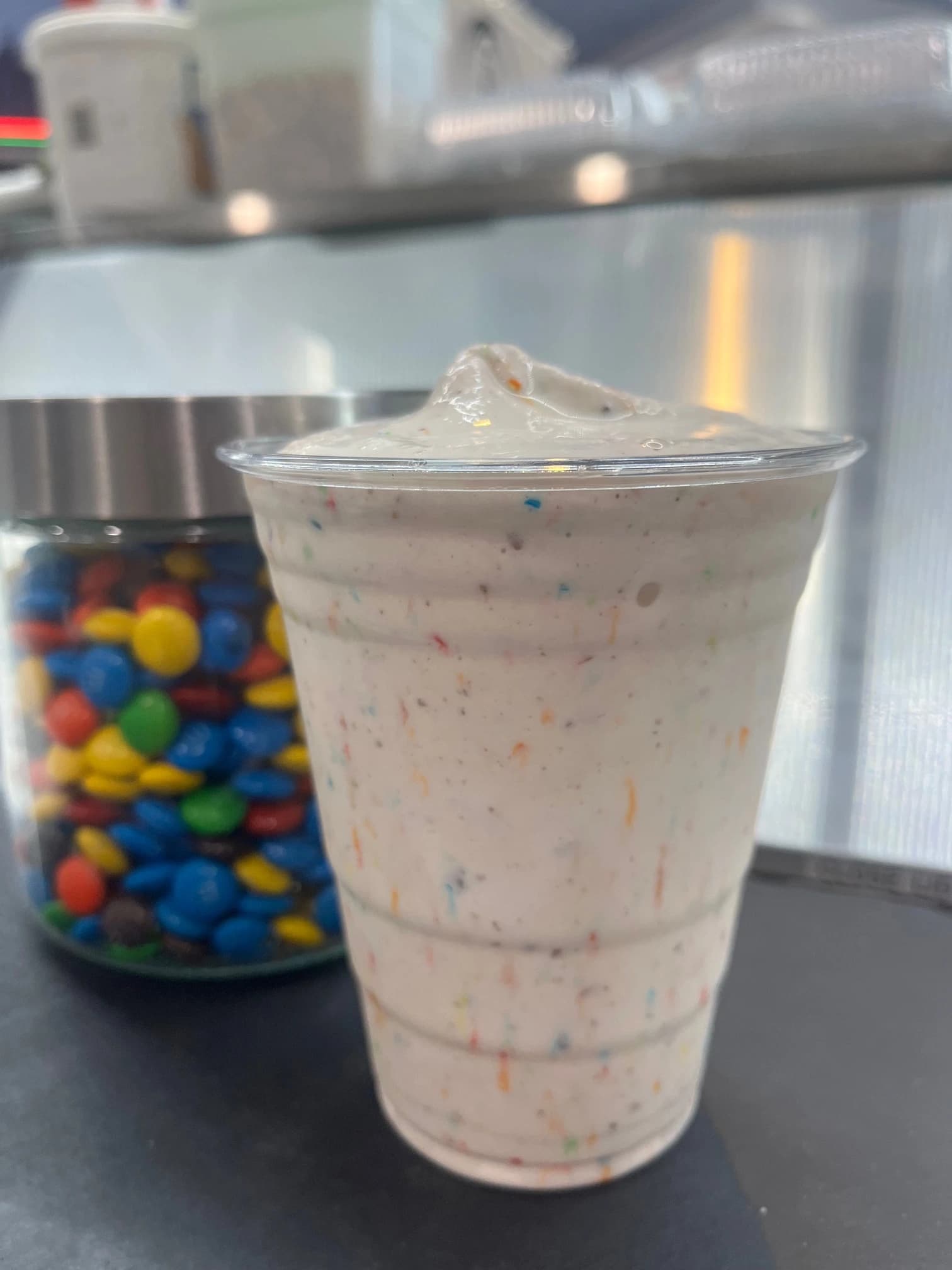 Alvia's M&M Milkshake Shake