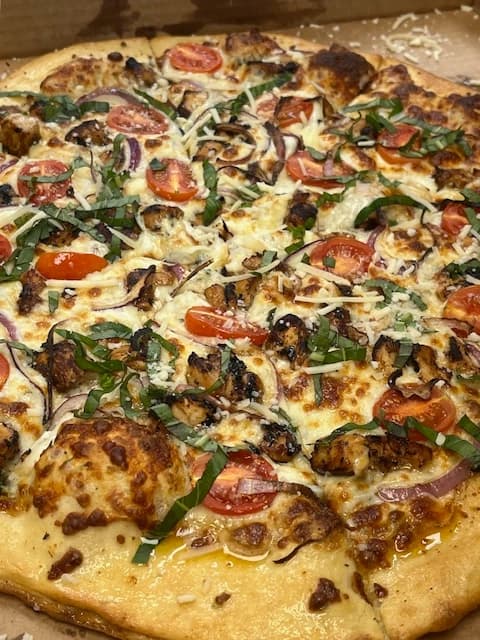 White Chicken Pizza